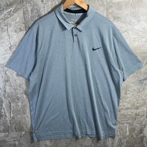 Nike Performance blue polo shirt Men's Size 2XL  #golfwear #polo